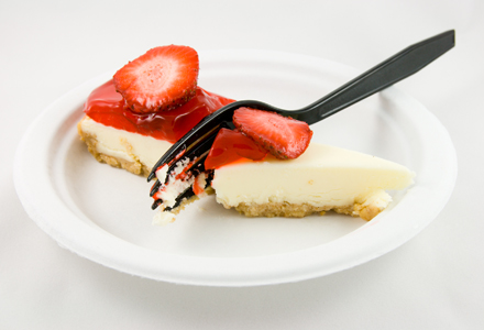 Cheesecake cu dulceata de capsuni