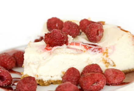 Cheesecake cu zmeura