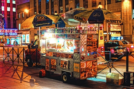 Street food in New York