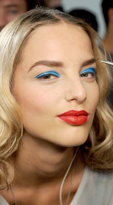 make-up fard albastru
