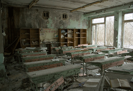  camera devastata in Ucraina