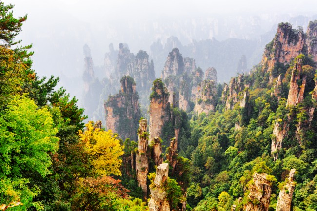  muntii tianzi, china