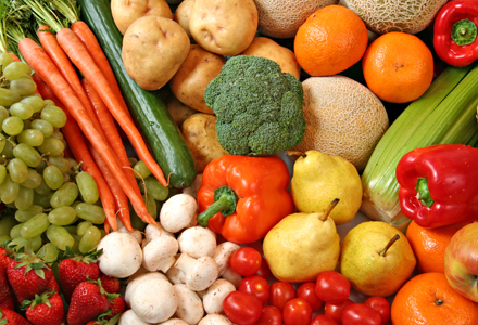 fructe si legume cu fibre