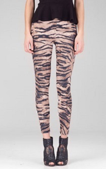 tiger print leggins