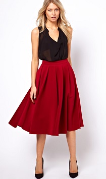 midi skirt