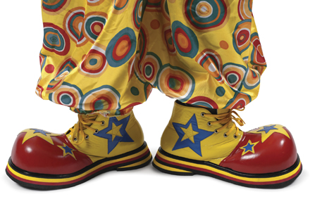 costumatie de clovn circ clovn pantofi