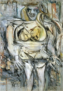 woman III, willem de koonig cea mai scumpa pictura din lume abstract