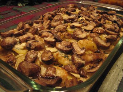 Cartofi cu ciuperci