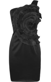 poza rochie de ocazie pe un umar