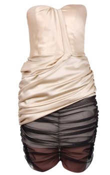 poza rochie fara bretele cu corset