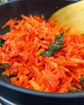 Salata de morcovi cruzi, in stil indian