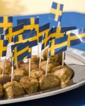Chiftelute suedeze cu sos alb