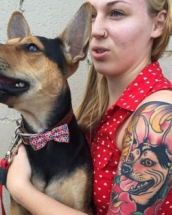 Idei de tatuaje cu caini pentru iubitorii de animale