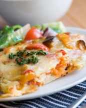 Biscuit Pizza pentru micul dejun