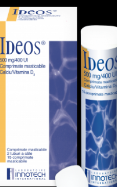 Corectia deficitelor de calciu si Vitamina D3 incepe cu IDEOS! 
