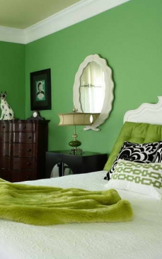 Cinci reguli de decor pentru un dormitor verde perfect