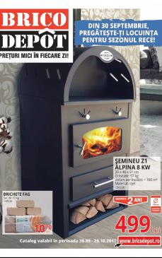În sezonul rece căldura vine de la Brico Depôt