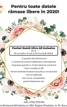 Nunta visurilor tale la palat!