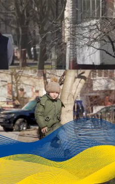 Băiețel ucrainean își ascunde pâinea pentru a se asigura că va mai avea ce să mănânce