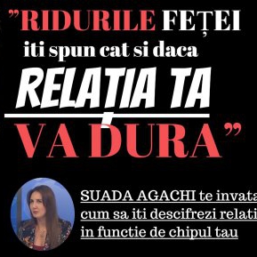 Suada Agachi, specialist în tehnici de citire a chipului: „Trăsăturile feței arată dacă relația ta va dura”