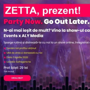 Urban Events în parteneriat cu ALY Media vin în susținerea Asociației Zetta cu un show muzical online în scop caritabil