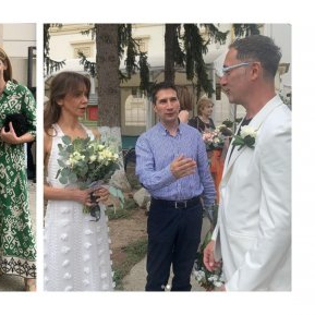 Tudor Giurgiu și Andreea Vasile, fosta logodnică a lui Mihai Bendeac, căsătoriți religios