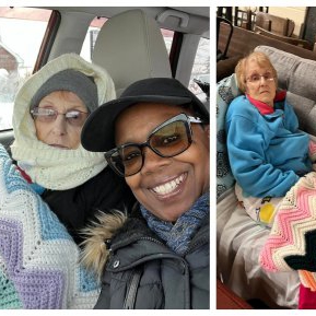 Mama a 9 copii a devenit înger păzitor pentru o bătrână de 84 de ani, după ce i-a oferit un adăpost ca să nu degere de frig