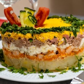 Salata Mimoza: rețeta originală