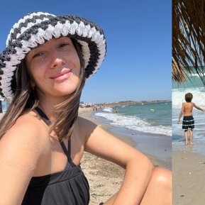 Adela Popescu, în vacanță cu părinții și copiii pe litoralul românesc. A sărbătorit ziua tatălui ei la Olimp