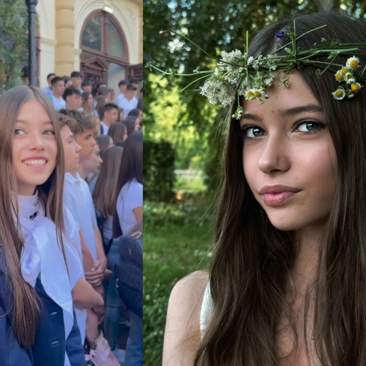 Fiica Iuliei Albu, elevă de liceu. Ce frumoasă a fost Mikaela în prima zi de școală