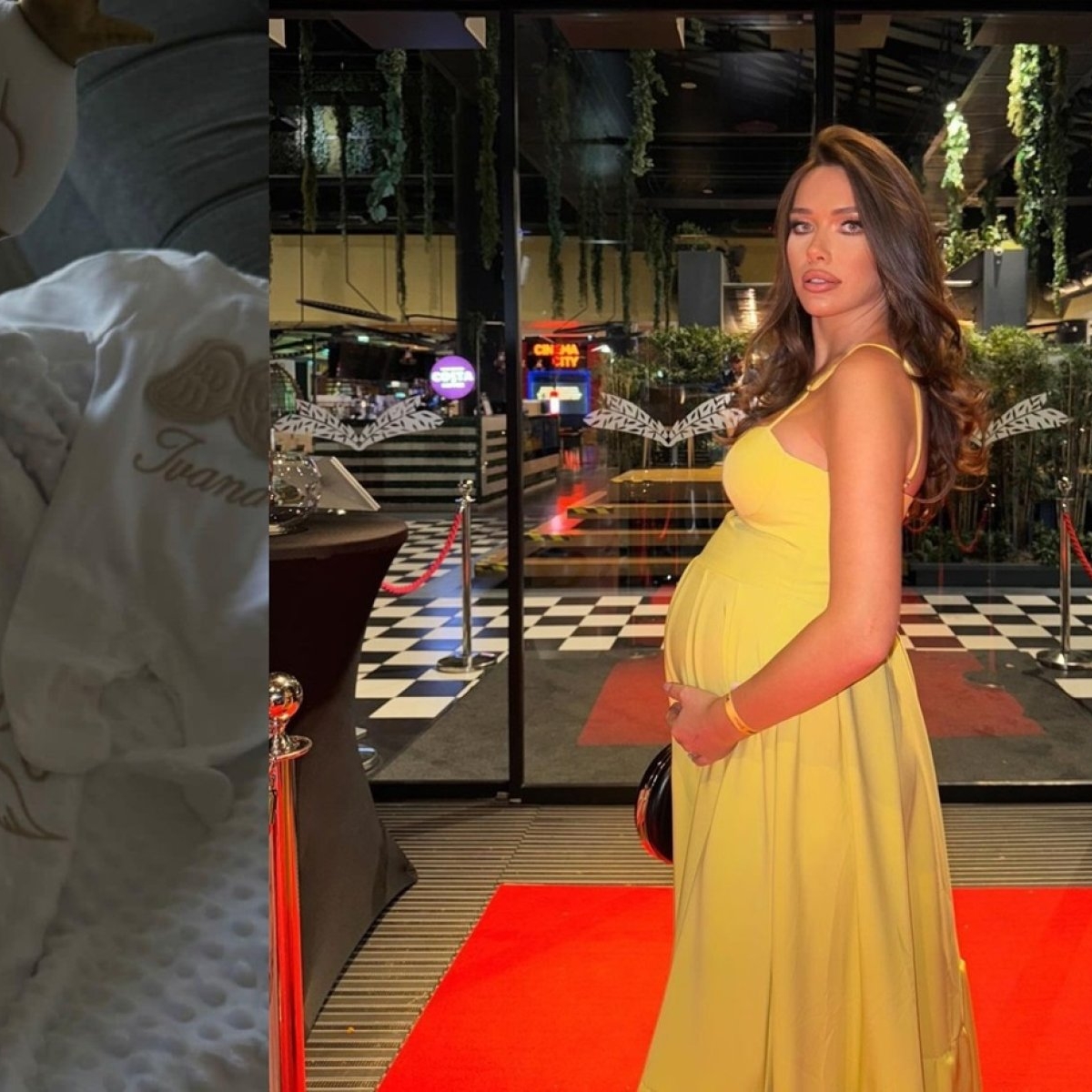 Prima imagine cu Iustina de la „Insula Iubirii” și fetița ei nou-născută. Proaspăta mămică este în culmea fericirii