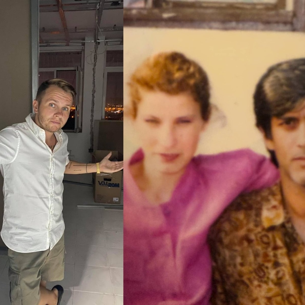 Imagine rară cu socrii lui Codin Maticiuc. Doamna Pandeli este florărească la 1 Mai