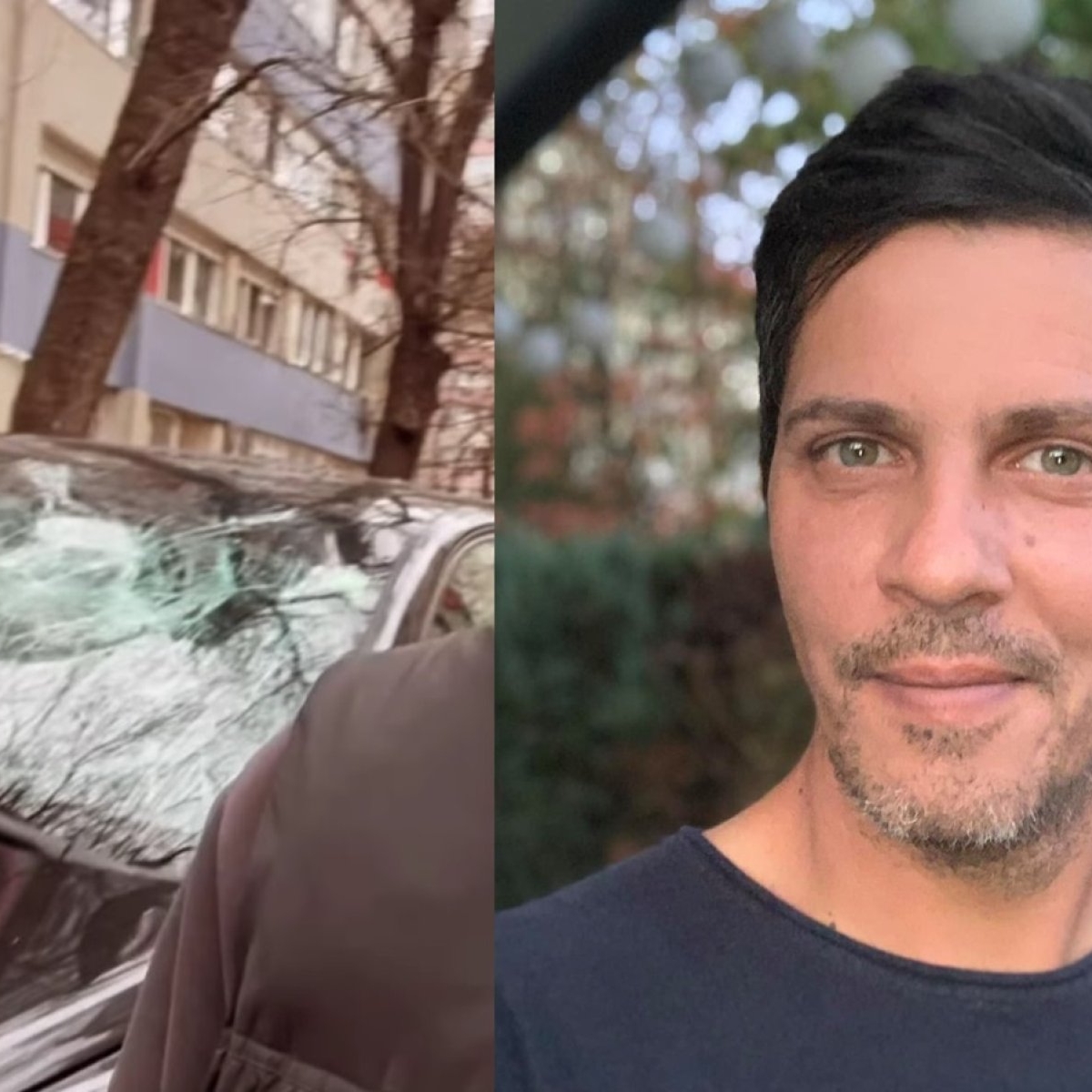 Lucian Viziru și-a găsit mașina vandalizată. "Mă voi revanșa..."