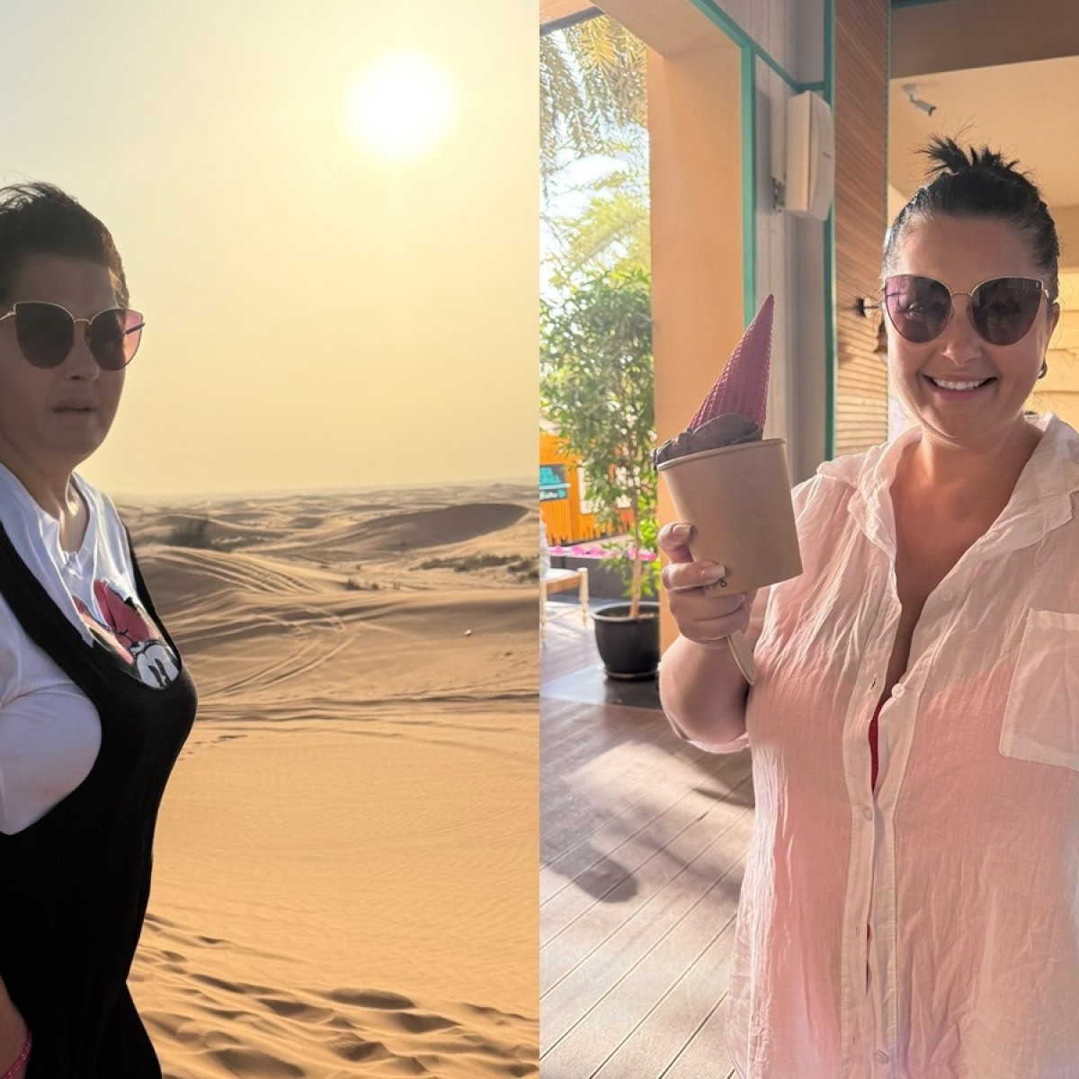 Gabriela Cristea a ajuns ținta glumelor răutăcioase în online după ce a postat o imagine modificată din Dubai. „Așa se ard kilogramele"