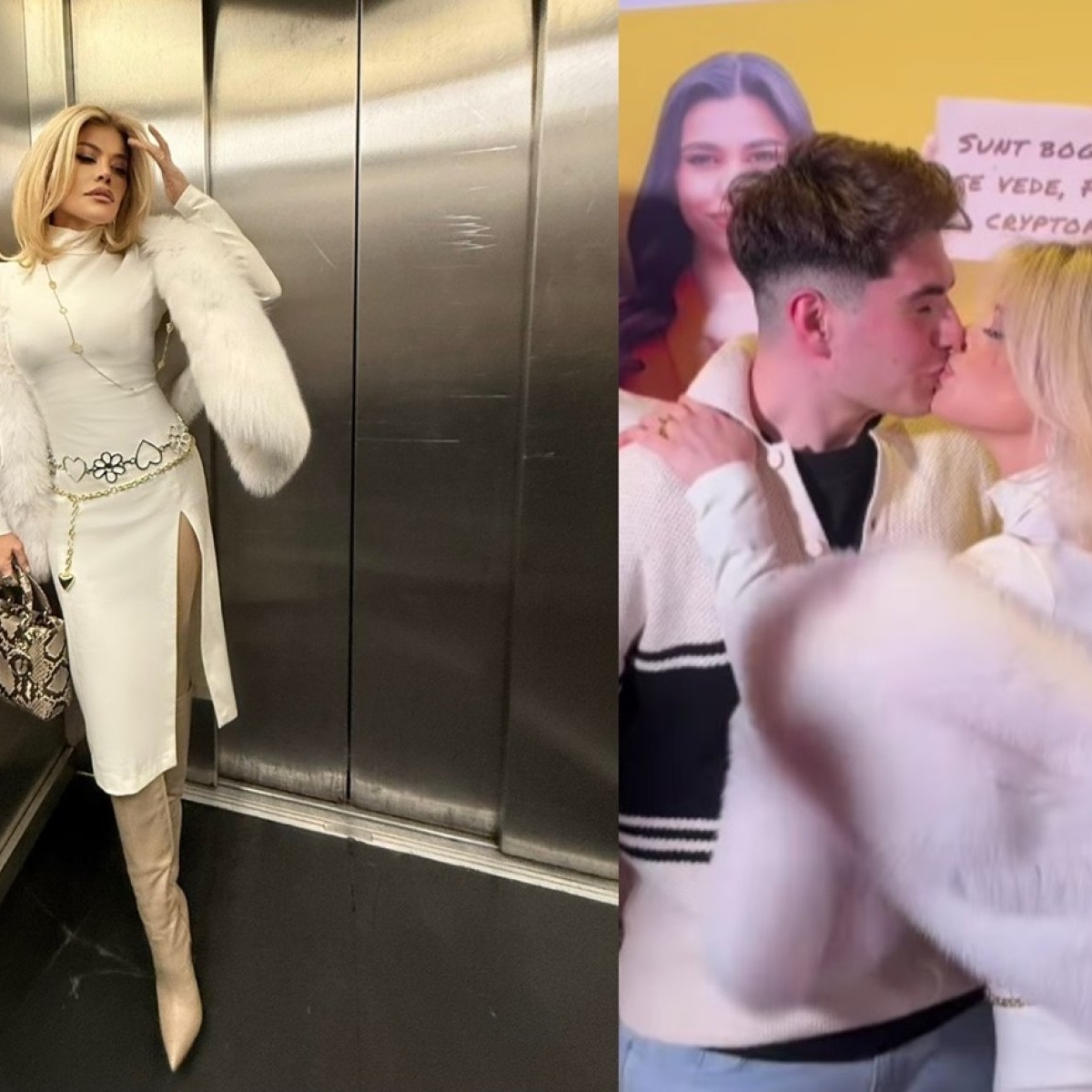 Loredana, sărut pătimaș cu un tânăr cu 30 de ani mai mic decât ea. Nu a mai ținut cont de nimic