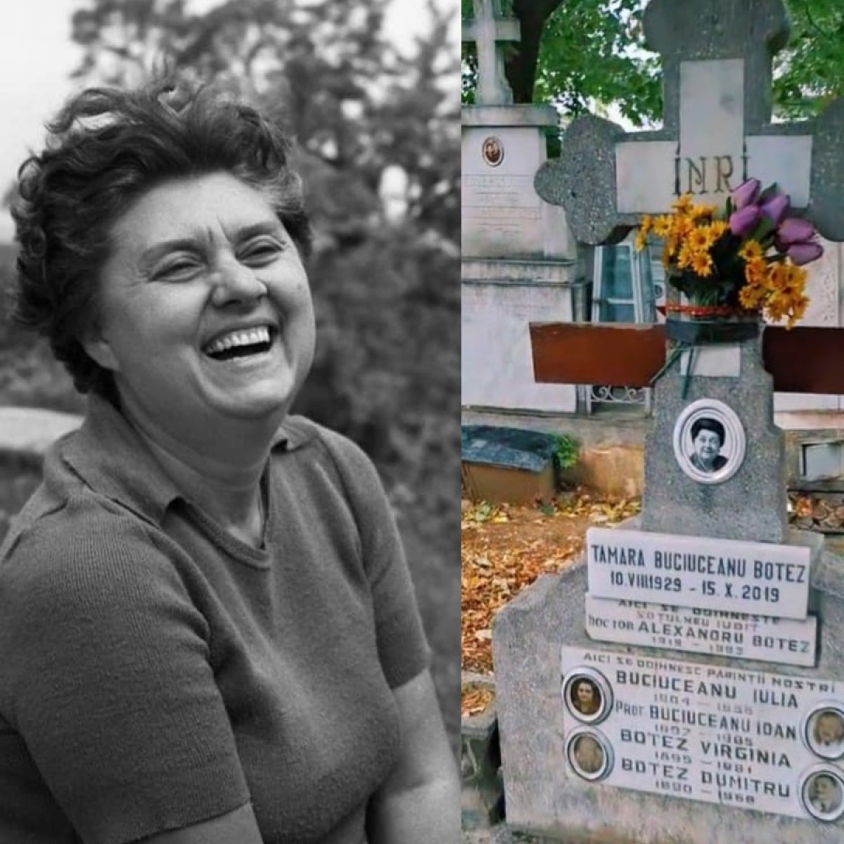 Cum arată mormântul Tamarei Buciuceanu, la șase ani de când a plecat dintre noi. „Merita un monument un pic mai frumos”
