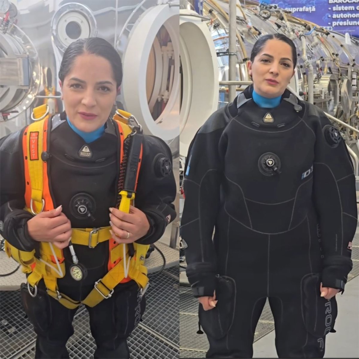 Faceți cunoștință cu prima femeie scafandru de mare adâncime cu alimentare de la suprafață din România. Laura este un exemplu de putere și determinare
