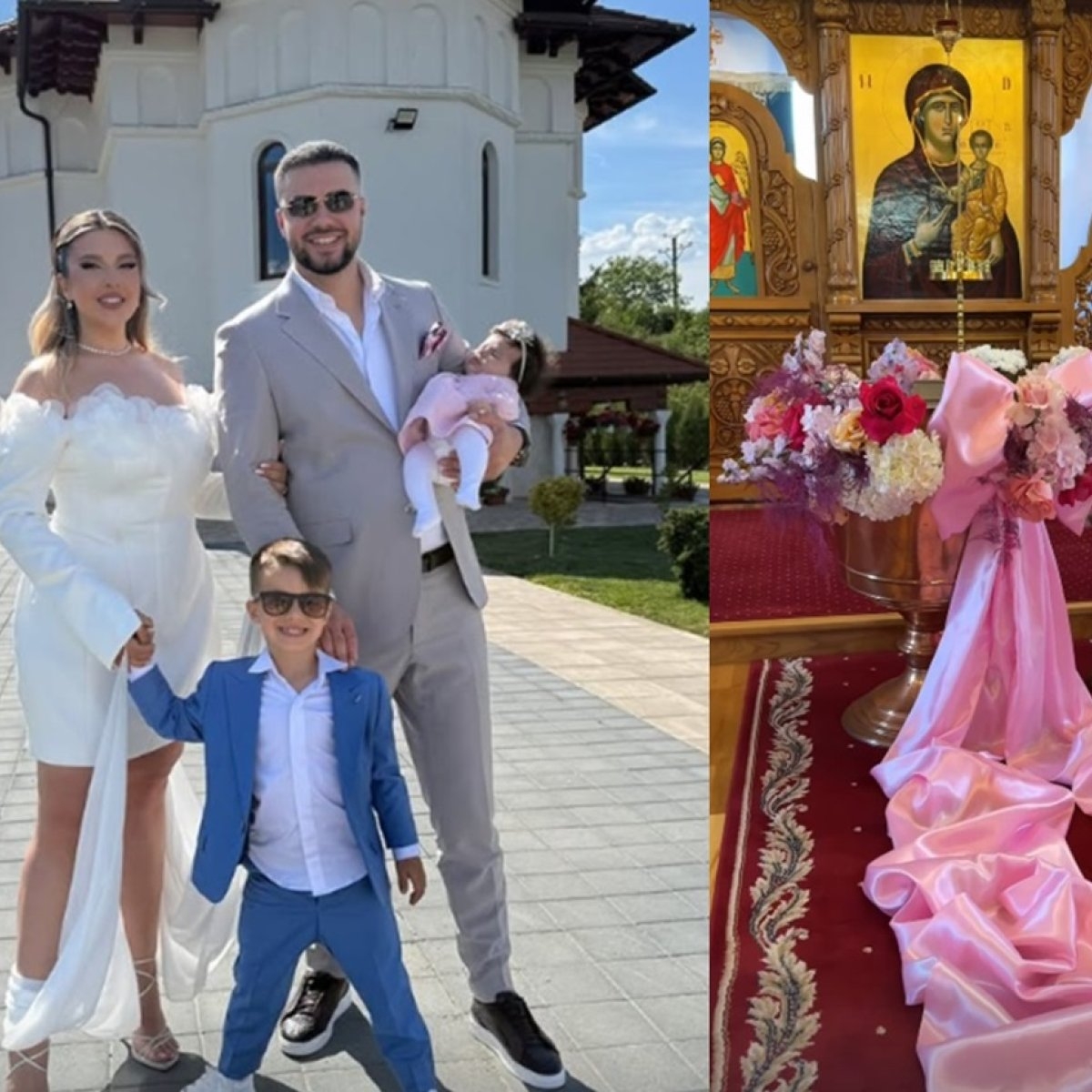 Botez de poveste pentru Miray! Daniela Iliescu și Culiță Sterp au organizat o petrecere atipică pentru fetița lor