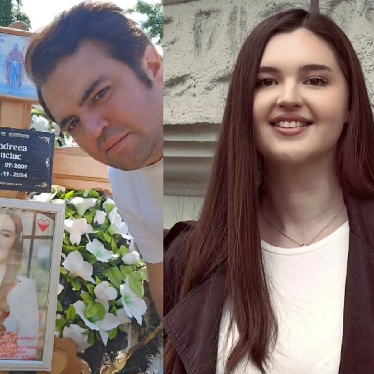Igor Cuciuc își plânge dorul și durerea în hohote. Cum s-a fotografiat la mormântul fiicei sale, la 6 luni de la moartea ei