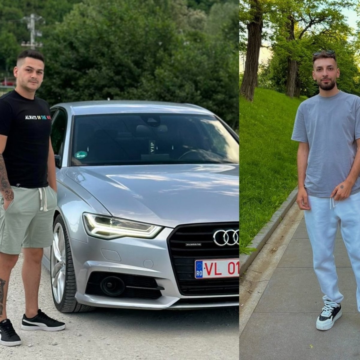 Eduard și Narcis, doi tineri din Vâlcea, au sfârșit carbonizați după un cumplit accident. Au fugit de poliție până când șoferul a pierdut controlul mașinii