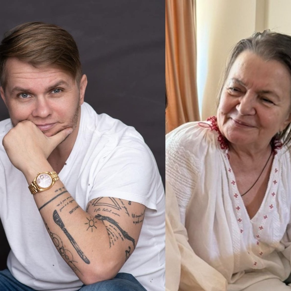 Ce relație specială au Codin Maticiuc și femeia care i-a dat viață. „Prima mea dragoste”