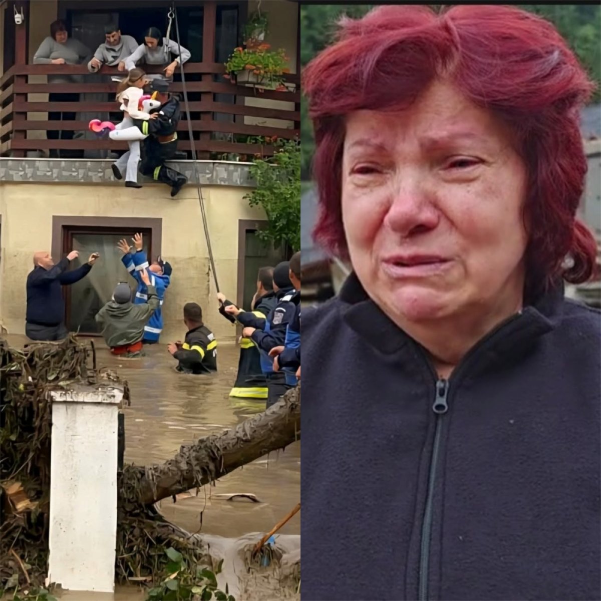Zeci de familii din România distruse în urma inundațiilor. Soția bărbatului decedat nu-și poate reveni din șoc după ce a pierdut tot. „L-am căutat și l-am strigat toată noaptea”