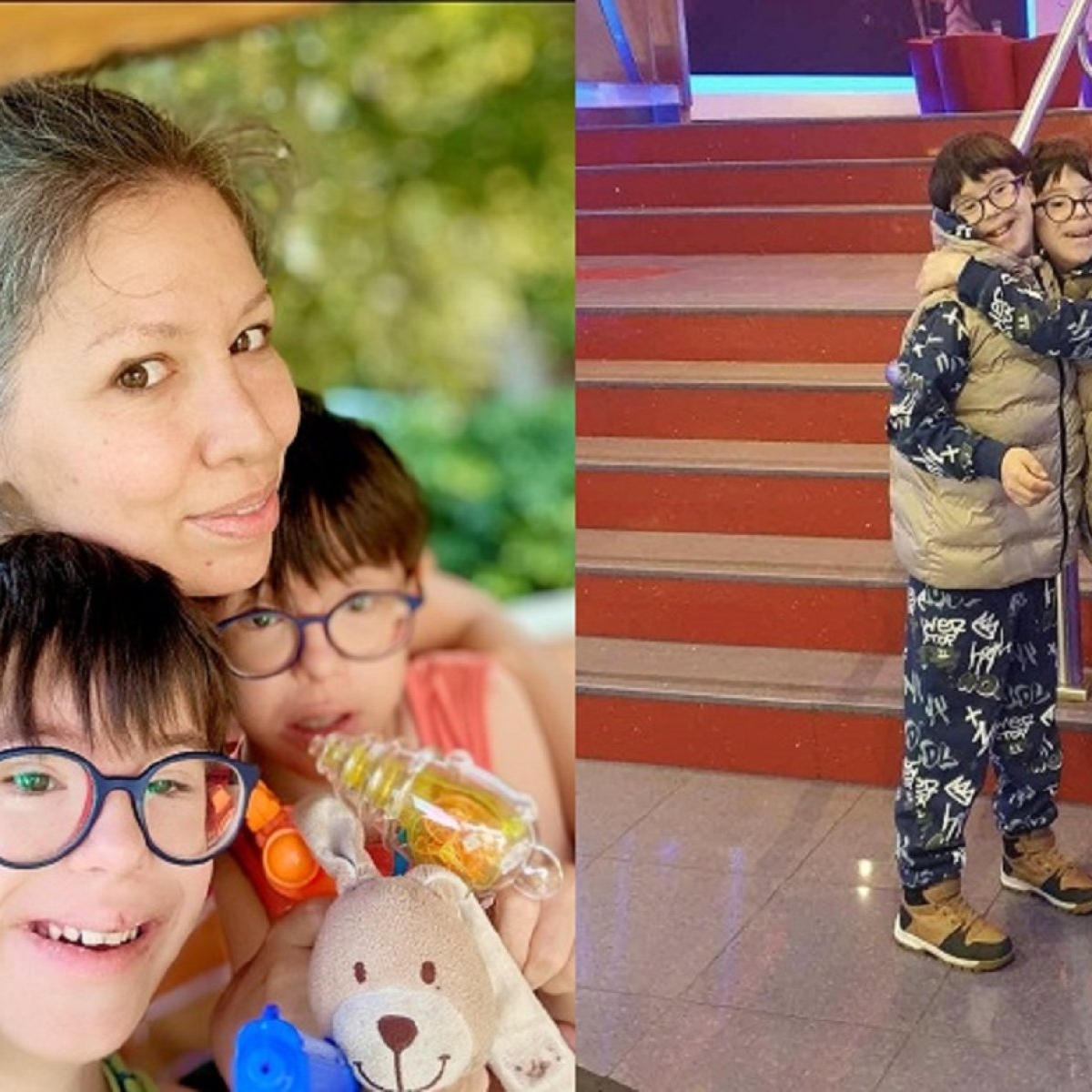Cristina Bălan, cea mai mândră mamă. Gemenii ei, diagnosticați cu sindromul Down, au împlinit 12 ani