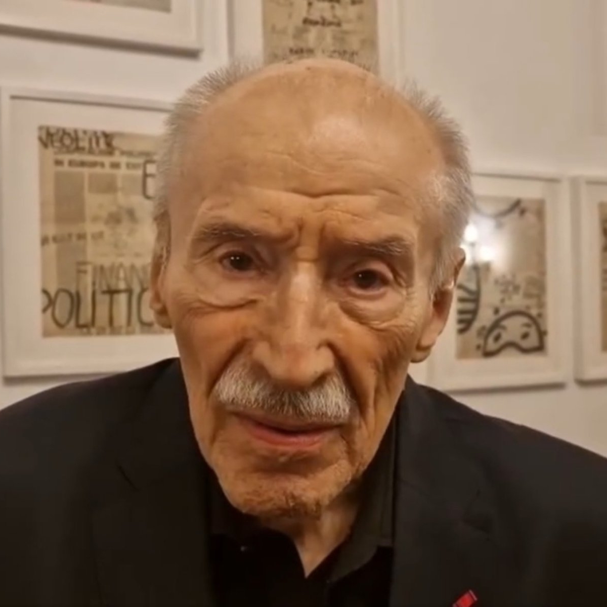 Victor Rebengiuc, surprins la plimbare în parcul Cișmigiu, la 92 de ani. Ce mesaj le-a transmis reporterilor