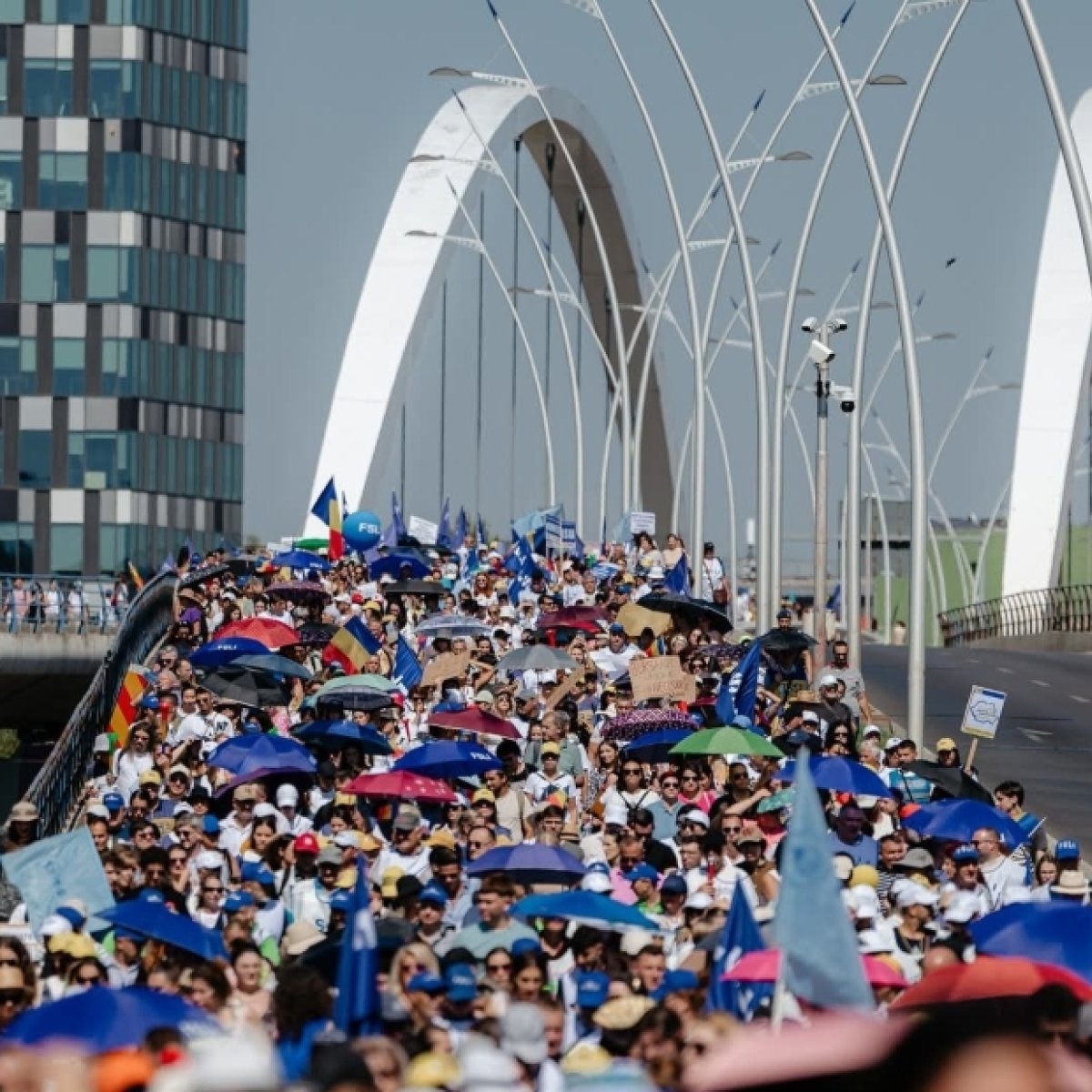 Protest masiv în București. Ce nemulțumiri au cadrele didactice din România