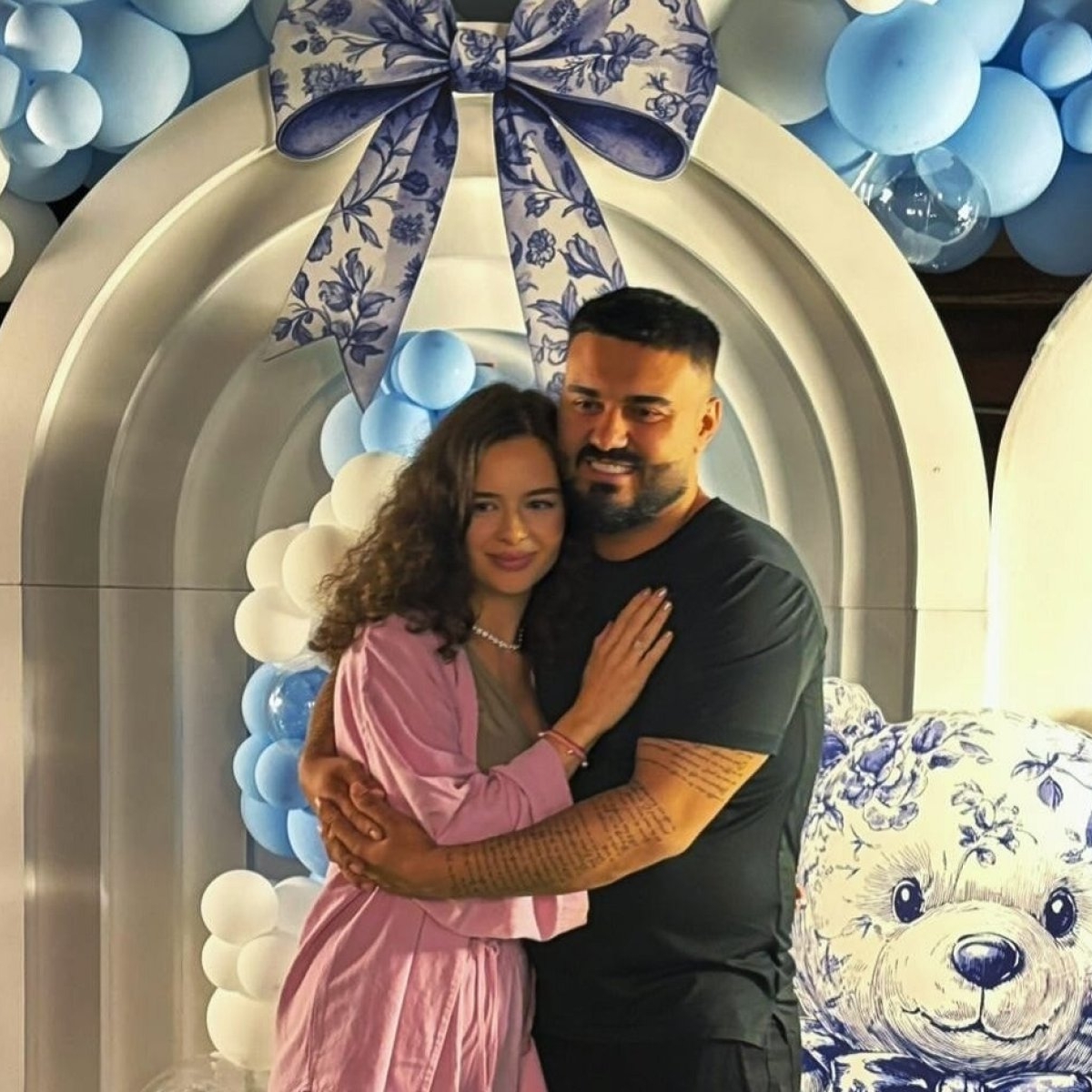Jador și Oana Ciocan și-au creștinat băiețelul. Ce nume special au ales pentru fiul lor