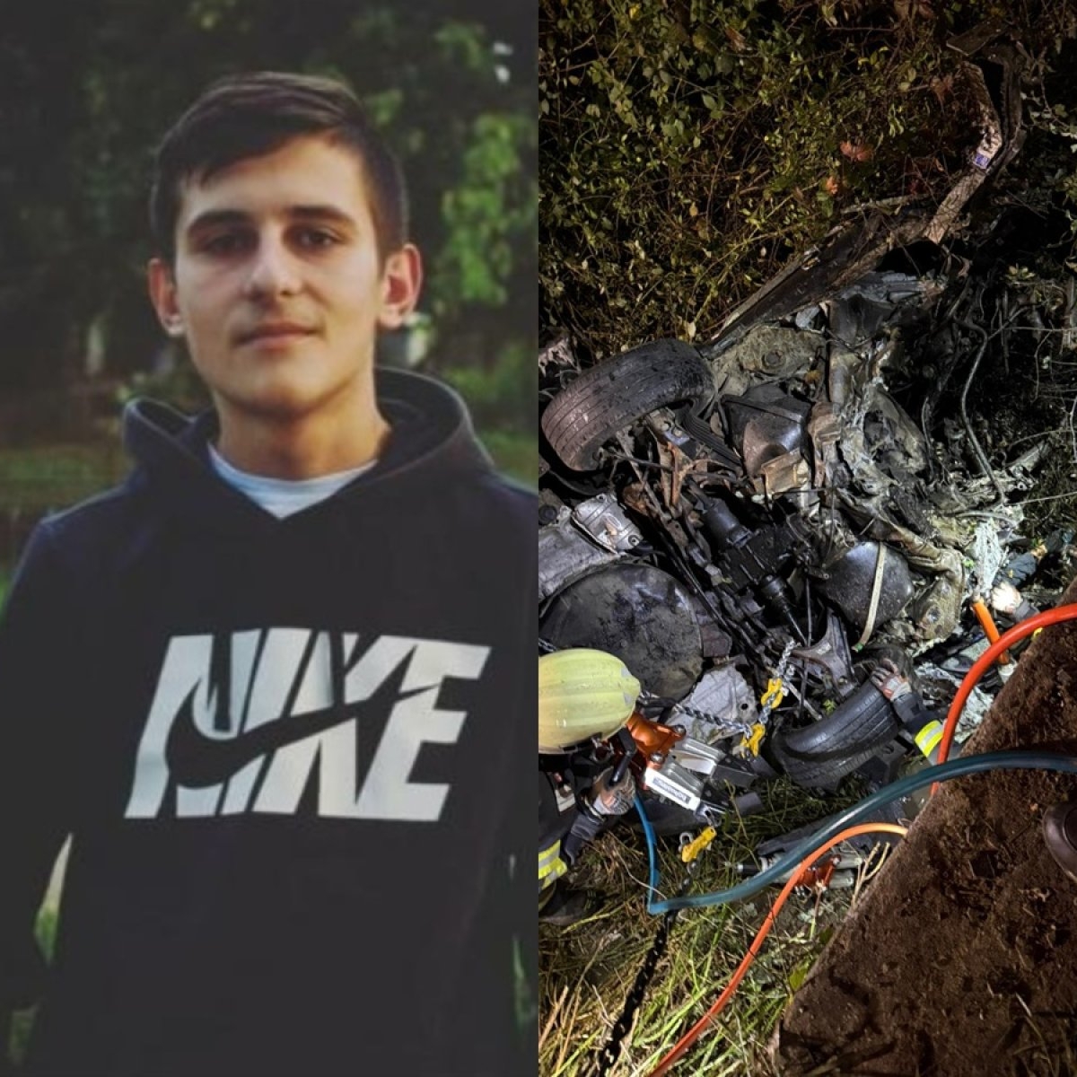 Lucian, un tânăr de 23 de ani a murit într-un tragic accident rutier în Satu Mare. Mașina lui s-a rupt în două la momentul impactului