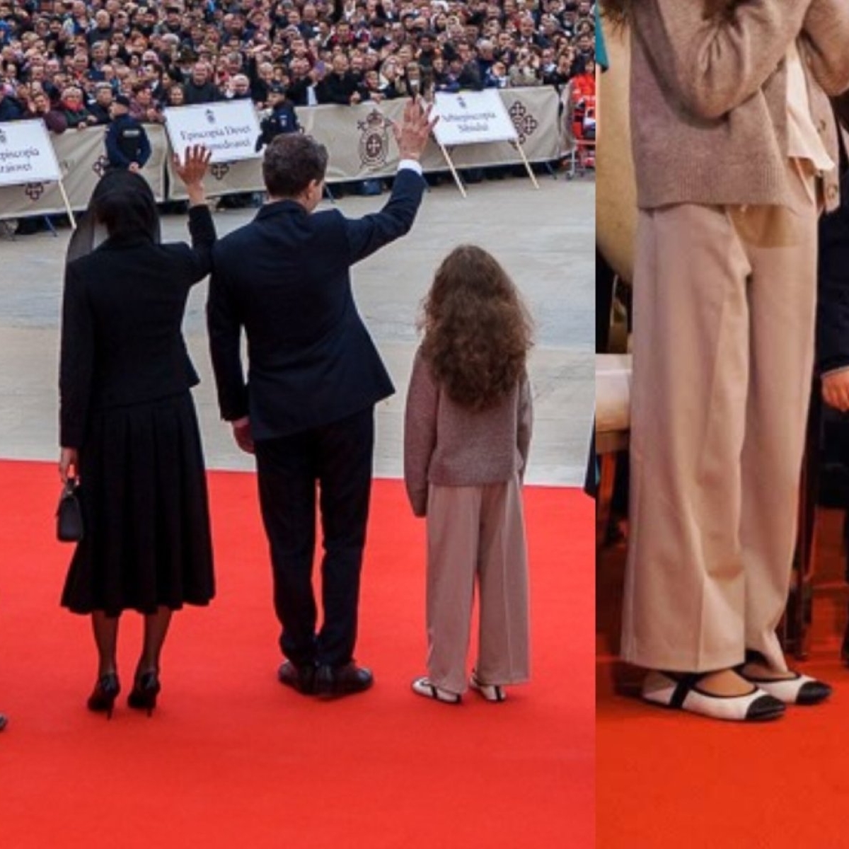 Aheea, fetița lui Nicușor Dan, un exemplu de eleganță la sfințirea Catedralei Mântuirii Neamului. Cât costă pantofii pe care i-a purtat la ceremonie