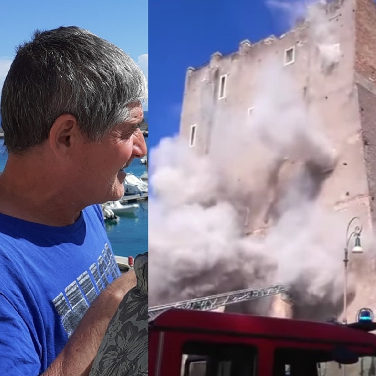 Octav, românul de 66 de ani prins sub dărâmături în Italia, a fost salvat după 12 ore de eforturi. A fost conștient pe toată durata procedurilor de salvare și a murit ulterior la spital