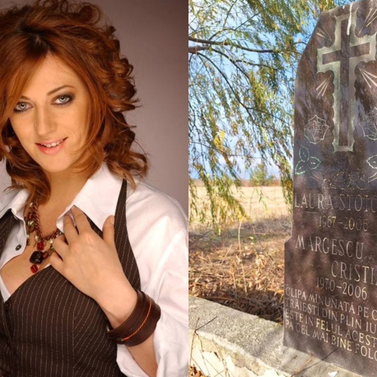 Ce mesaj sfâșietor a apărut pe piatra de la locul accidentului Laurei Stoica. A murit acum 19 ani alături de iubitul ei și copilul lor nenăscut